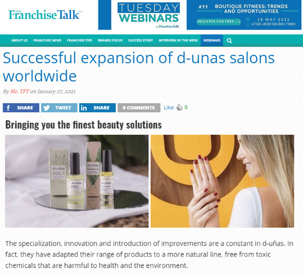 d-uñas nails & beauty|La marca original de belleza de manos & pies-THE FRANCHISE TALK